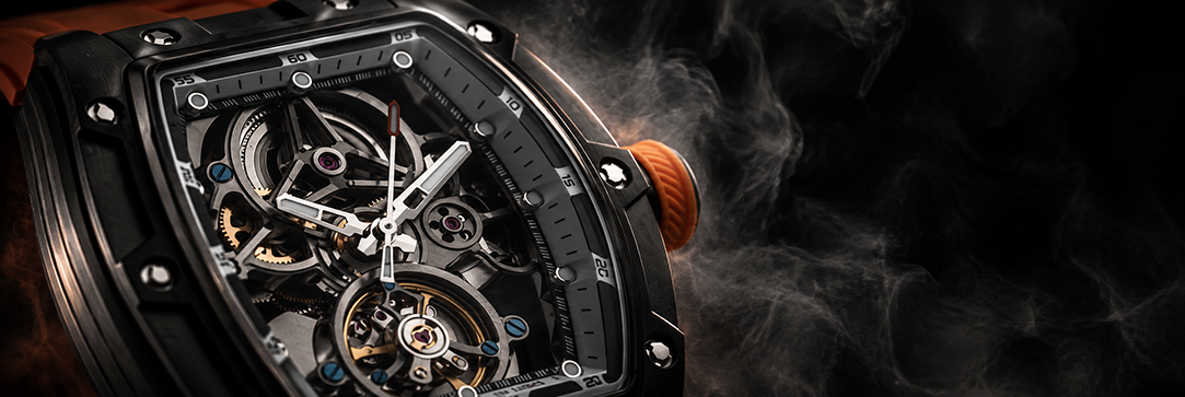 Close-up profile of a Sveston watch