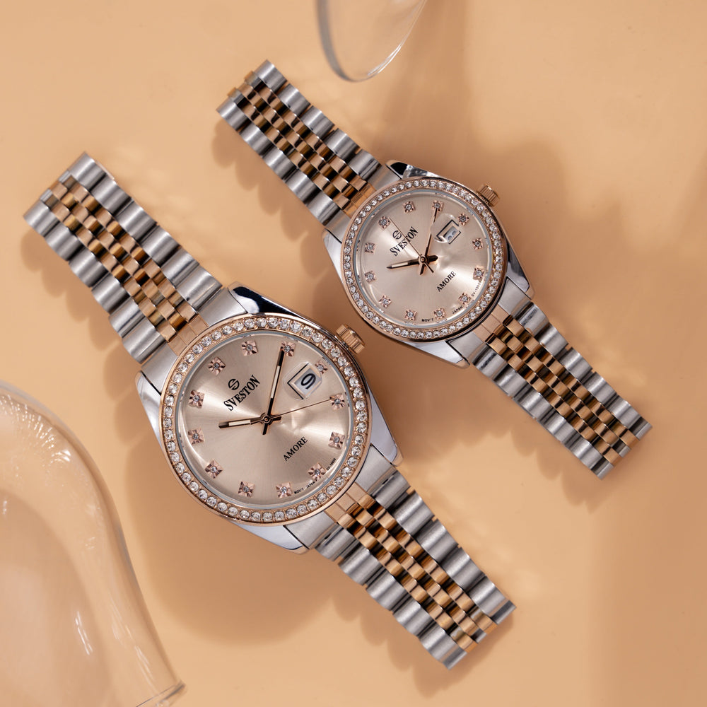 Wrist Watch Sveston Couple Watches Sveston Aristos Couple SV-7441