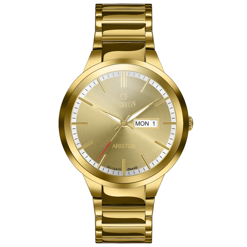 Gold Sveston Discount Code Sveston Gents Watch Low Price Sveston